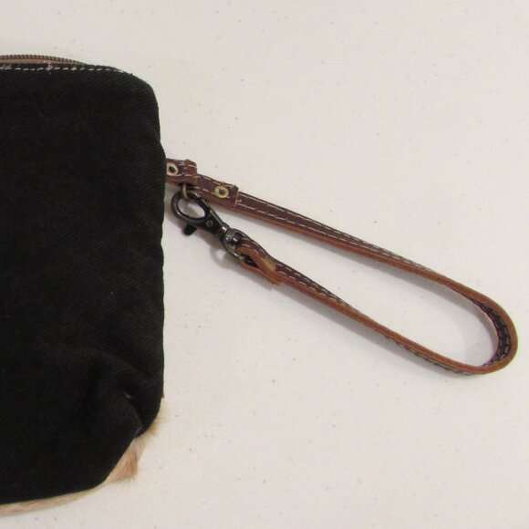 Myra Bag Cotton/Leather Pouch - Picture 10 of 12